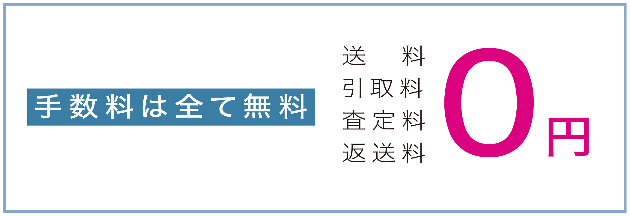 手数料は全て無料